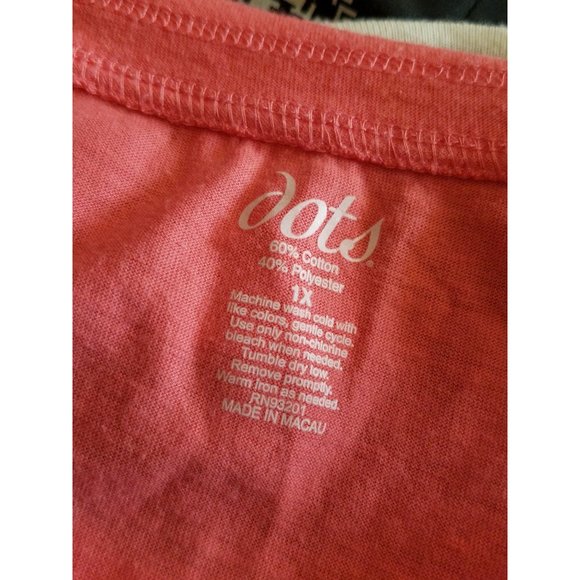 Dots Shirt Size 1X - Picture 2 of 7